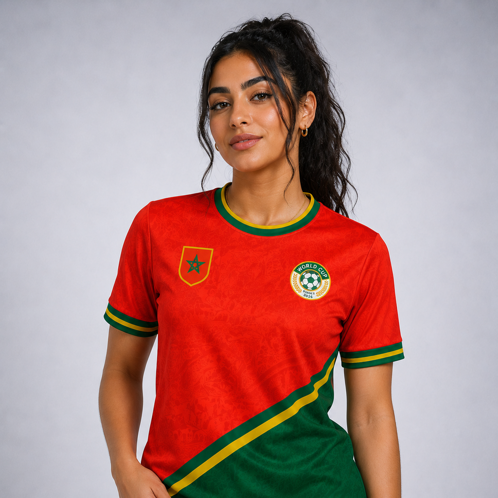 Maillot Maroc Atlas -  Édition Limitée COUPE DU MONDE